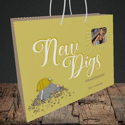 Picture of New Digs, New Home Design, Medium Landscape Gift Bag