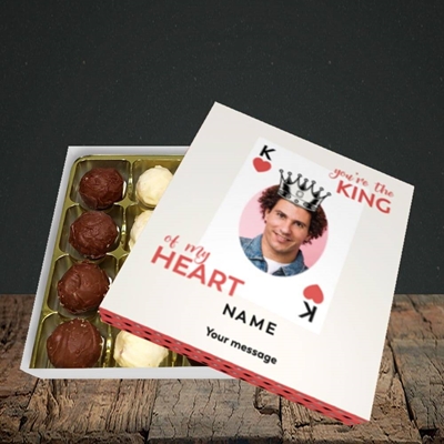 Picture of King Of My Heart, Valentine's Design, Choc 16