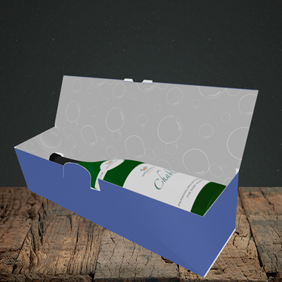 Picture of Blah, (Without Photo) Birthday Design, Lay-down Bottle Box