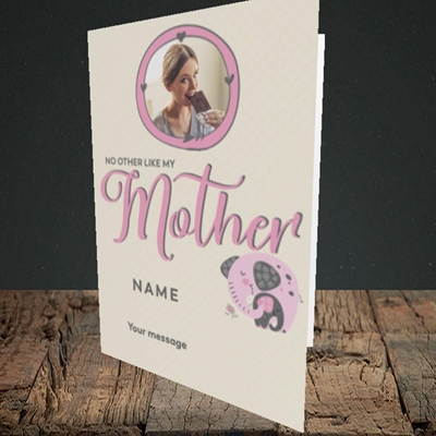 Picture of My Mother, Birthday Design, Portrait Greetings Card