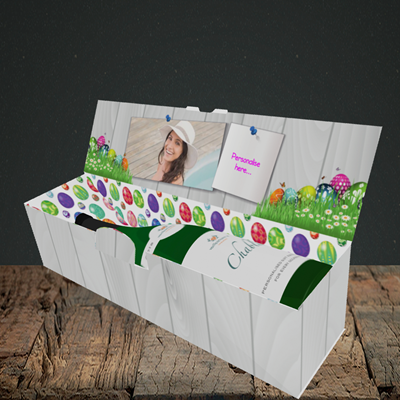Picture of Grass, Easter Design, Lay-down Bottle Box