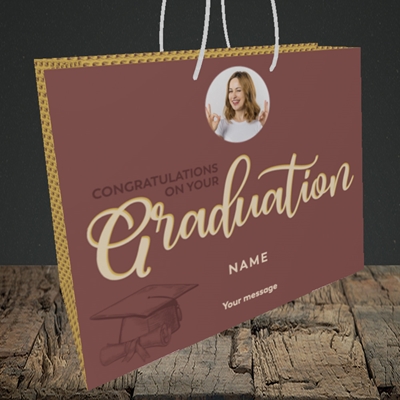 Picture of Your Graduation, Graduation Design, Medium Landscape Gift Bag