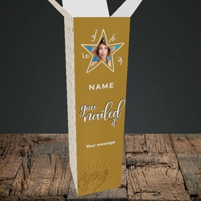 Picture of Nailed It, Graduation Design, Upright Bottle Box