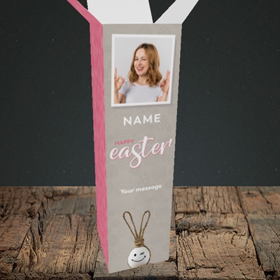 Picture of String Bunny Egg, Easter Design, Upright Bottle Box