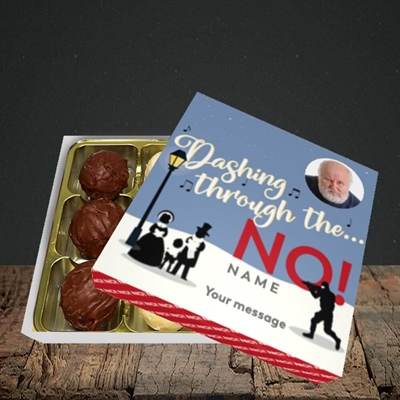 Picture of Dashing Through The... NO!, Christmas Design, Choc 9