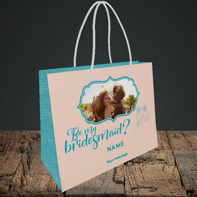 Picture of Be My Bridesmaid, Wedding Design, Small Landscape Gift Bag