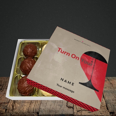 Picture of Turn On Your Red Light (Without Photo), Valentine Design, Choc 9