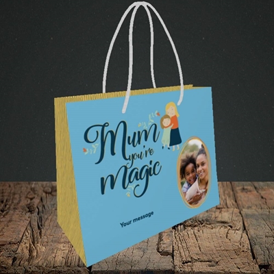 Picture of Mum You're Magic, Mother's Day Design, Small Landscape Gift Bag
