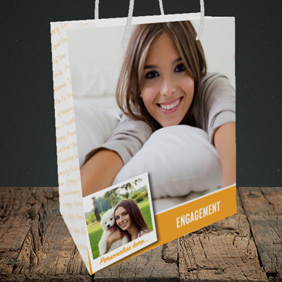 Picture of Photo, Engagement Design, Medium Portrait Gift Bag