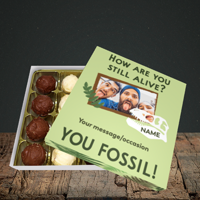 Picture of Fossil, Birthday Design, Choc 16