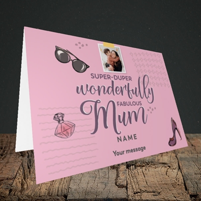 Picture of Super-Duper, Mother's Day Design, Landscape Greetings Card
