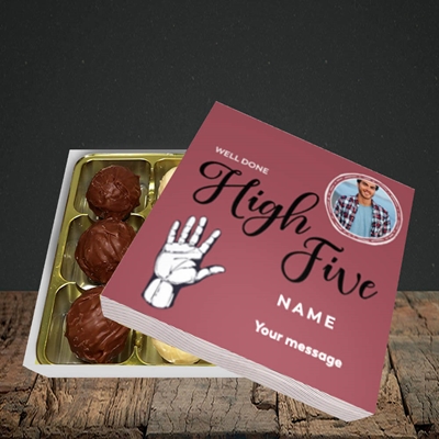 Picture of Well Done High Five, Celebration Design, Choc 9