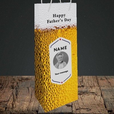 Picture of Premium Father, Father's Day Design, Bottle Bag