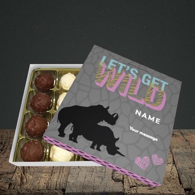 Picture of Let's Get Wild(Without Photo), Valentine's Design, Choc 16