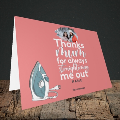 Picture of Straightening Me Out, Mother's Day Design, Landscape Greetings Card