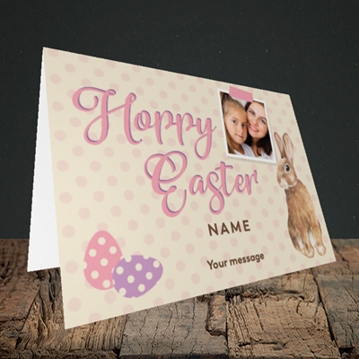 Picture of Spotty Hoppy Easter, Easter Design, Landscape Greetings Card