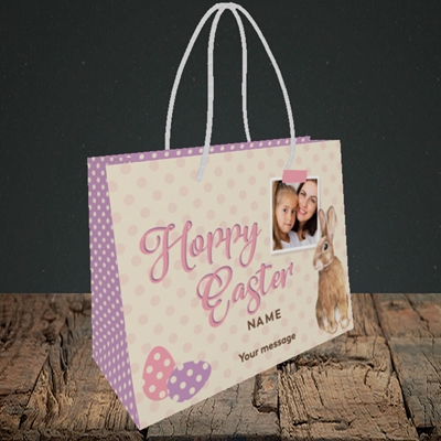 Picture of Spotty Hoppy Easter, Easter Design, Small Landscape Gift Bag