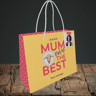 Picture of Ewe The Best, Mother's Day Design, Small Landscape Gift Bag