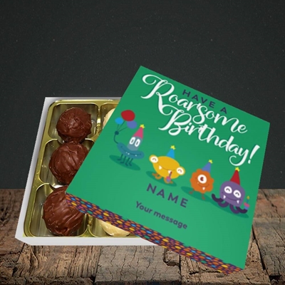 Picture of Roarsome(Without Photo), Birthday Design, Choc 9