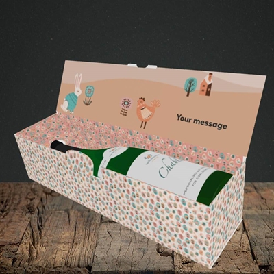 Picture of Easter Farm(Without Photo), Easter Design, Lay-down Bottle Box