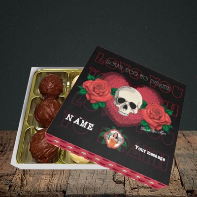 Picture of Love You To Death, Valentine Design, Choc 9