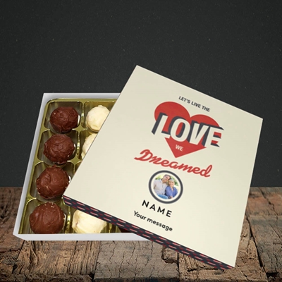 Picture of Let's Live The Love, Valentine Design, Choc 16