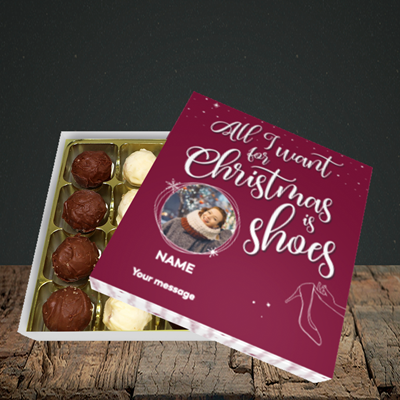 Picture of Christmas Shoes, Christmas Design, Choc 16