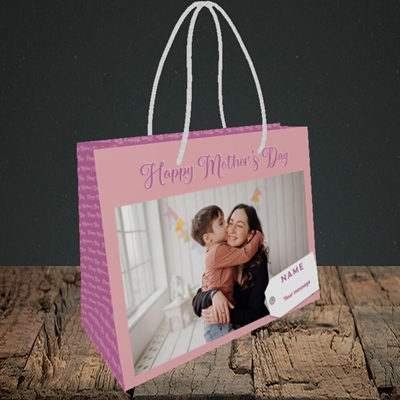 Picture of 1. Large Photo, Mother's Day Design, Small Landscape Gift Bag