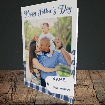 Picture of 1. Large Photo, Father's Day Design, Portrait Greetings Card