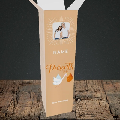 Picture of Parents To Be, Pregnancy Design, Upright Bottle Box
