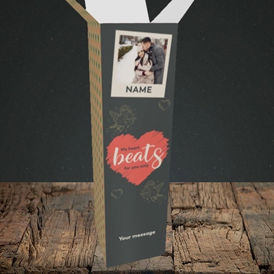 Picture of Beats For You, Valentine's Design, Upright Bottle Box