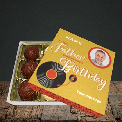 Picture of Great Father, Birthday Design, Choc 9