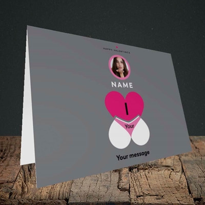 Picture of I Love Your Bum, Valentine's Design, Landscape Greetings Card