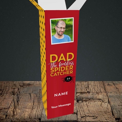 Picture of Spider Catcher, Father's Day Design, Upright Bottle Box