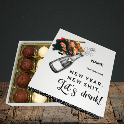 Picture of Let's Drink, New Year Design, Choc 16