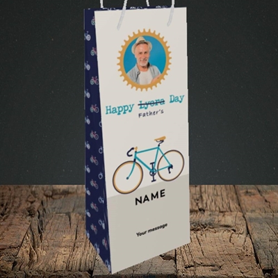 Picture of Lycra Day, Father's Day Design, Bottle Bag