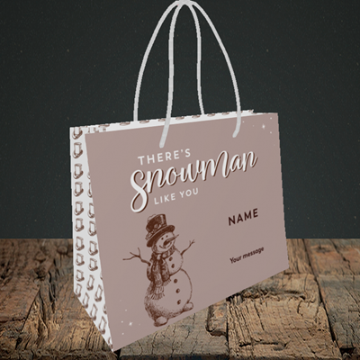 Picture of Snowman Like You(Without Photo), Christmas Design, Small Landscape Gift Bag