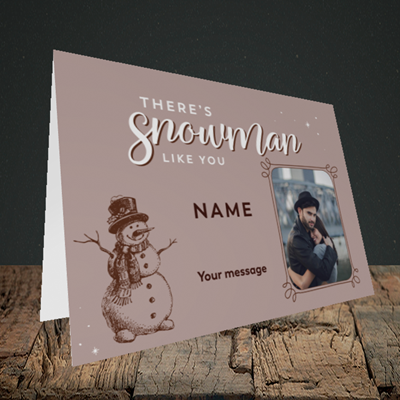 Picture of Snowman Like You, Christmas Design, Landscape Greetings Card