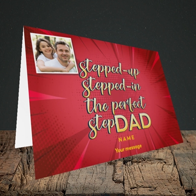 Picture of Stepped Up, Father's Day Design, Landscape Greetings Card