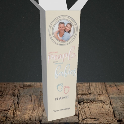 Picture of Awesome Babies, New Baby Design, Upright Bottle Box