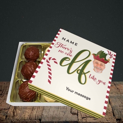 Picture of No One Elf, Christmas Design, Choc 9