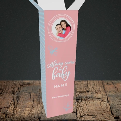 Picture of Along Came A Girl, New Baby Design, Upright Bottle Box
