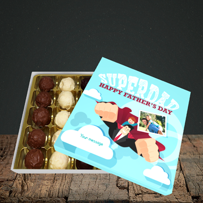 Picture of Superdad, Father's Day Design, Choc 25