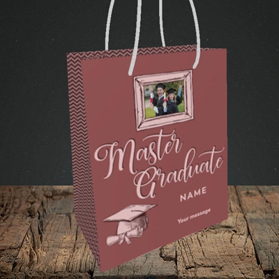 Picture of Master Graduate, Graduation Design, Small Portrait Gift Bag
