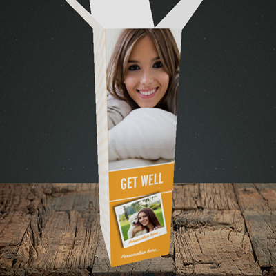 Picture of Photo, Get Well Design, Upright Bottle Box