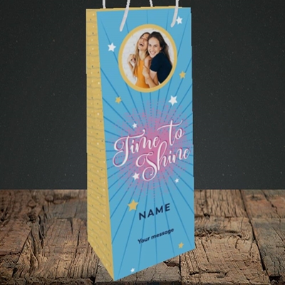 Picture of Time To Shine, Good Luck Design, Bottle Bag
