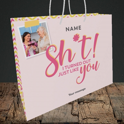 Picture of Just Like You!, Mother's Day Design, Medium Landscape Gift Bag