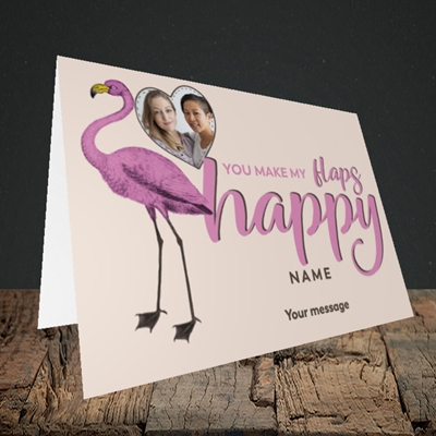 Picture of Happy Flaps, Valentine's Design, Landscape Greetings Card