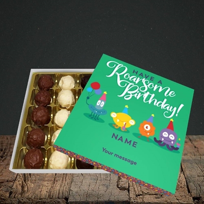 Picture of Roarsome(Without Photo), Birthday Design, Choc 25