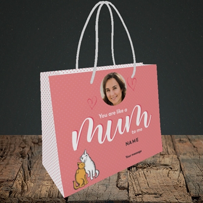 Picture of Like A Mum To Me, Mother's Day Design, Small Landscape Gift Bag